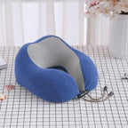 Premium Magnetic Memory Foam U-Shaped Travel Pillow - 3ozs
