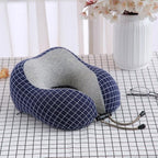 Premium Magnetic Memory Foam U-Shaped Travel Pillow - 3ozs