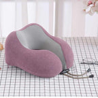 Premium Magnetic Memory Foam U-Shaped Travel Pillow - 3ozs