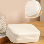 PU Leather Travel Jewelry Organizer for compact travel essentials