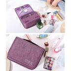 Puffy Hanging Toiletry Bag | 4 - Compartment Travel Kit - 3ozs