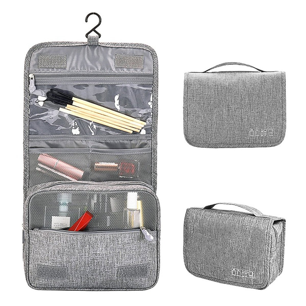 Puffy Hanging Toiletry Bag | 4 - Compartment Travel Kit - 3ozs