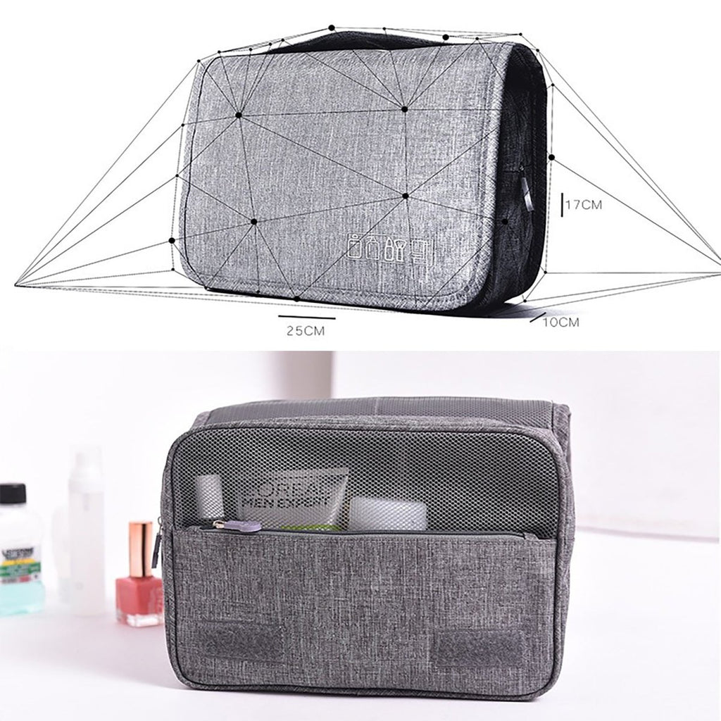 Puffy Hanging Toiletry Bag | 4 - Compartment Travel Kit - 3ozs