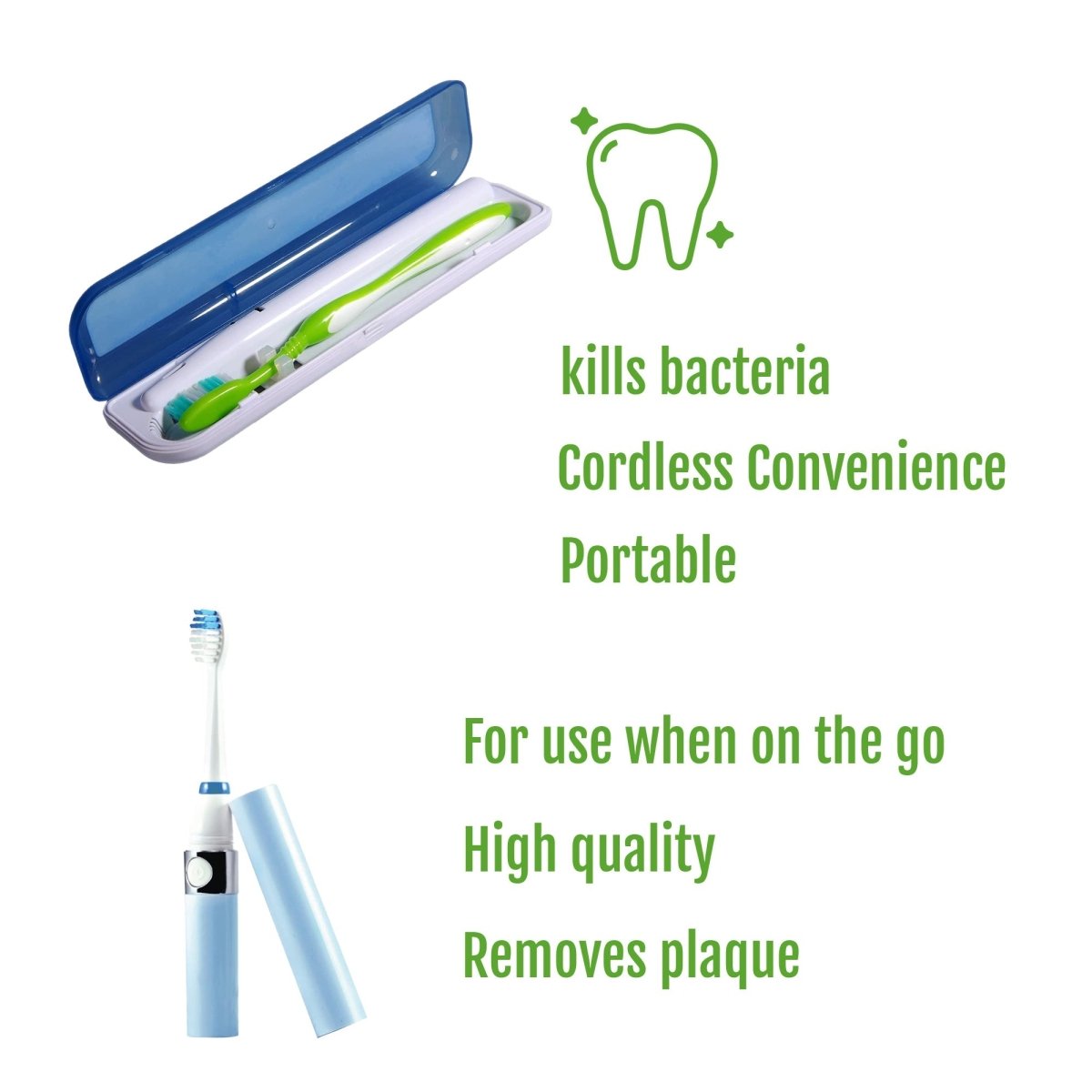 Pursonic Hygiene Duo: Sonic Toothbrush & UV Sanitizer - 3ozs