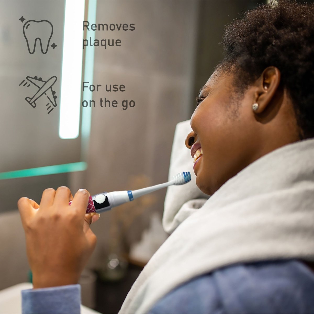 Pursonic Portable Sonic Toothbrush Duo - 3ozs