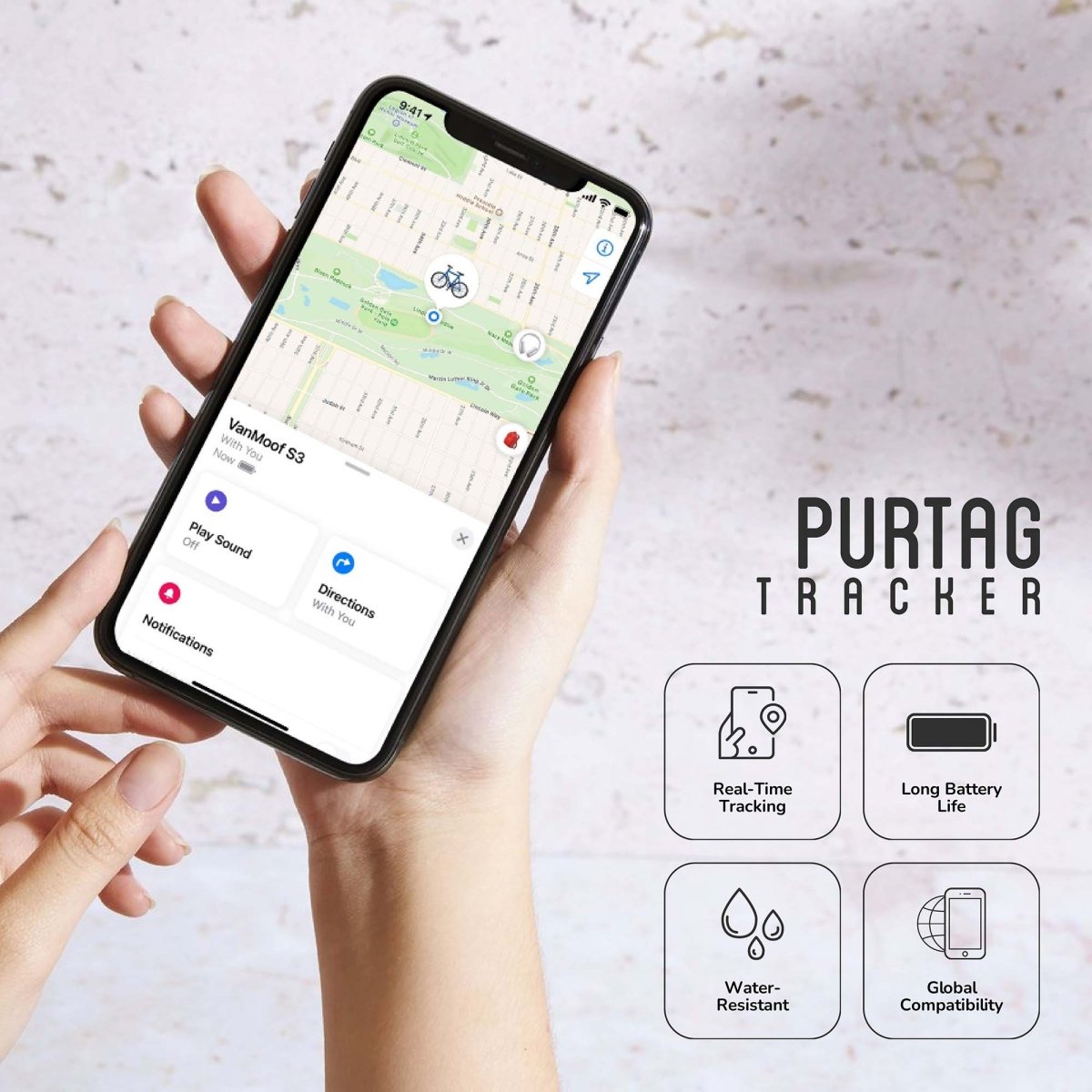 Pursonic Power & Protection Bundle: Magnetic Charger & Item Tracker - 3ozs