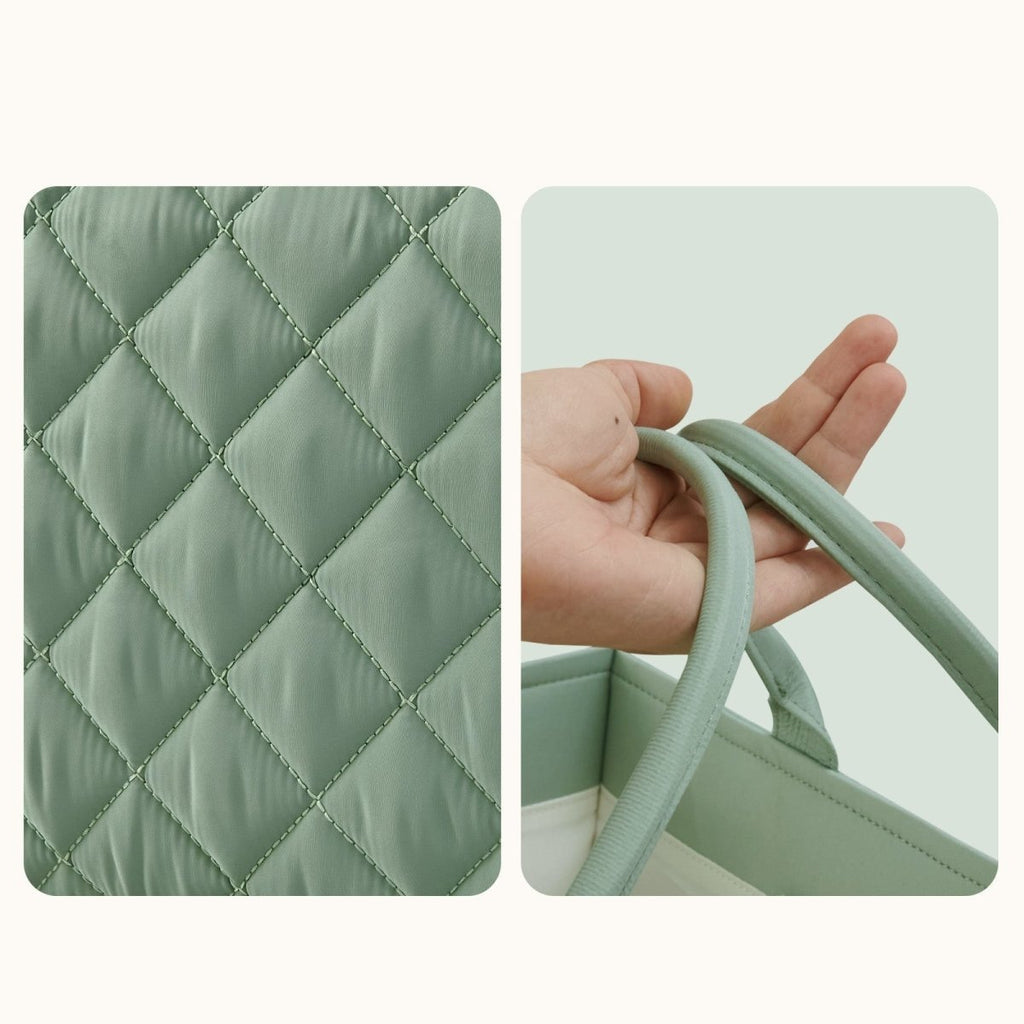 Quilted Diaper Caddy Organizer - 3ozs