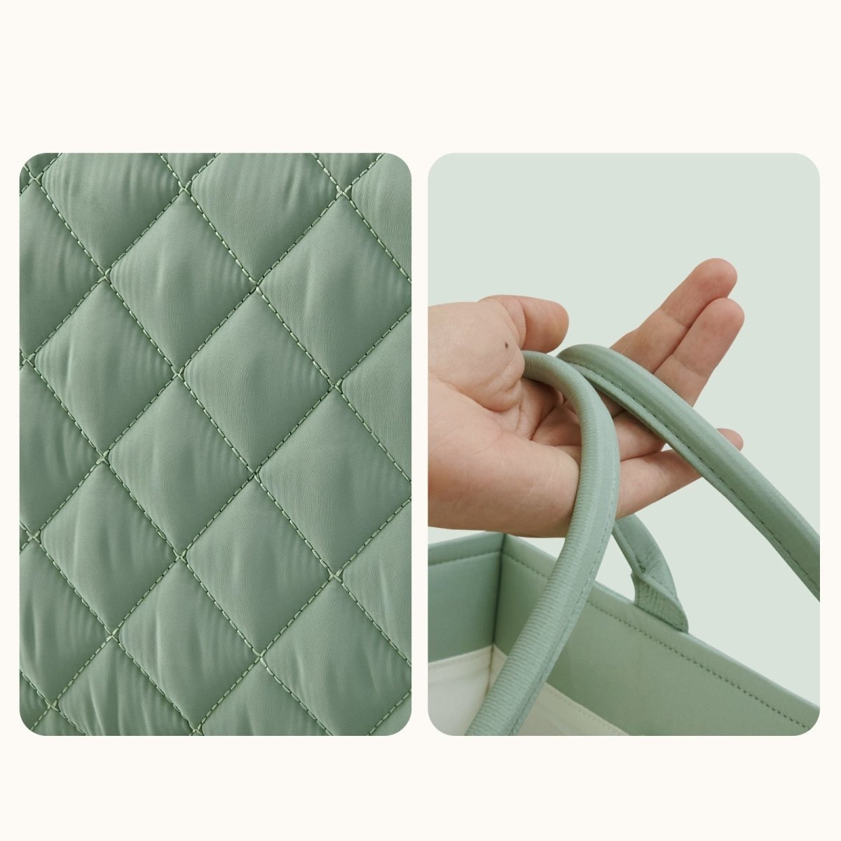Quilted Diaper Caddy Organizer - 3ozs