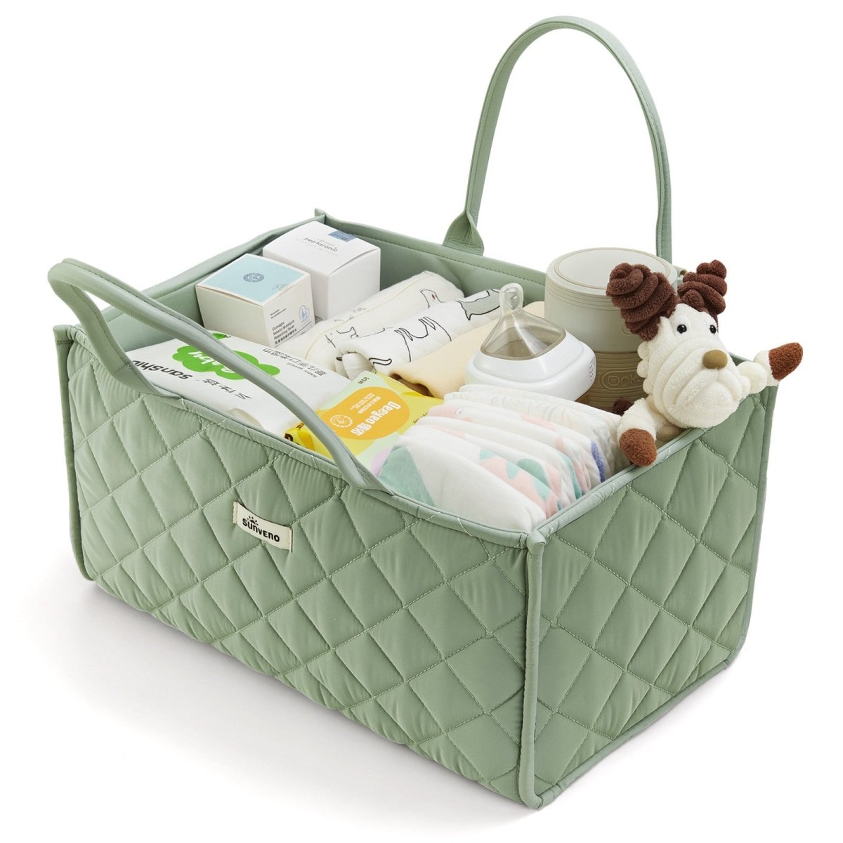 Quilted Diaper Caddy Organizer - 3ozs