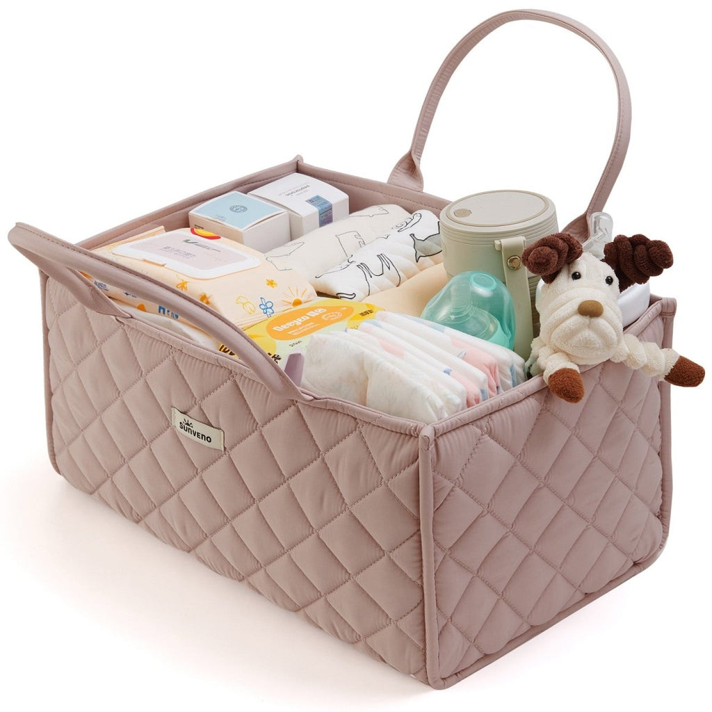 Quilted Diaper Caddy Organizer - 3ozs
