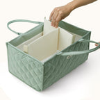 Quilted Diaper Caddy Organizer - 3ozs