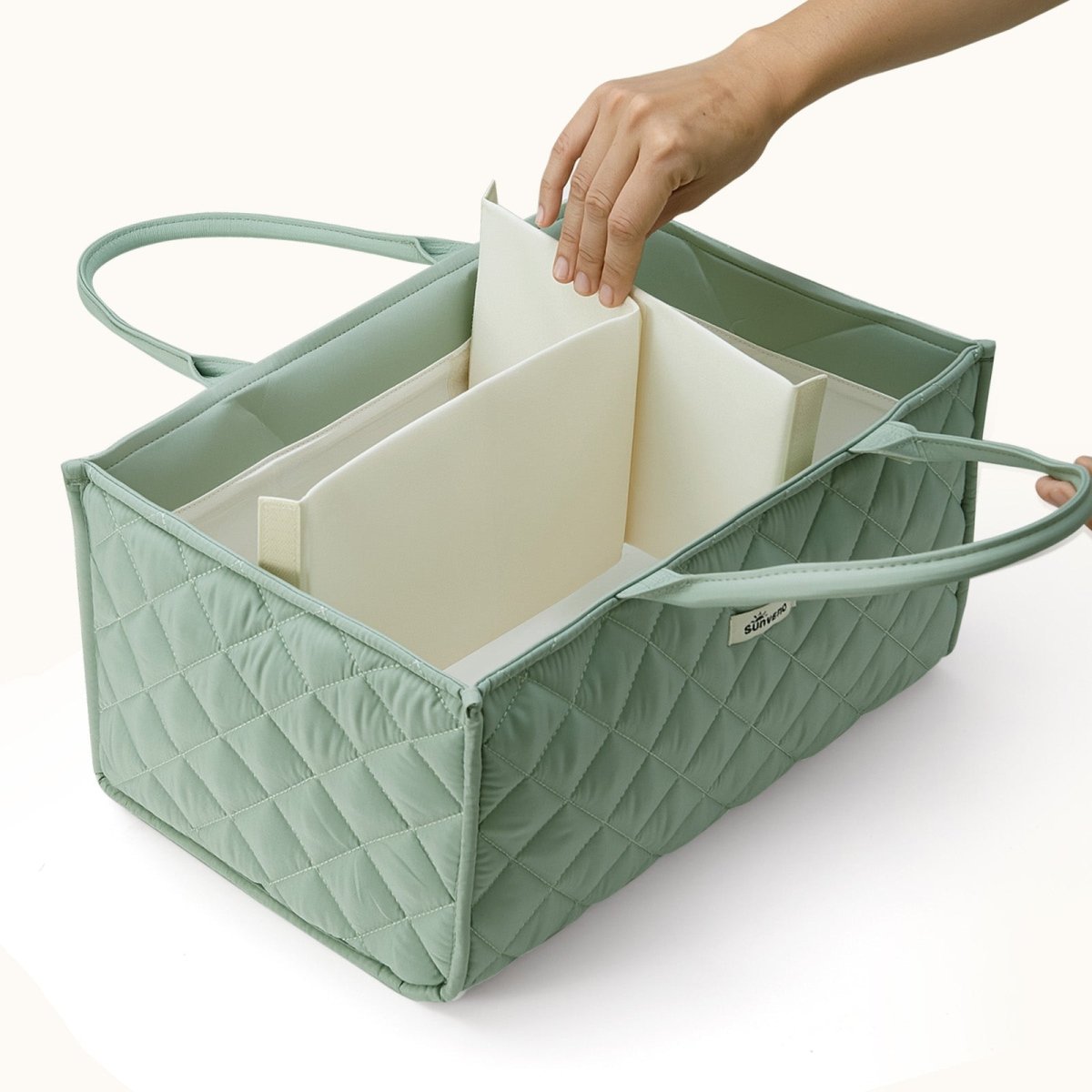 Quilted Diaper Caddy Organizer - 3ozs