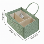 Quilted Diaper Caddy Organizer - 3ozs