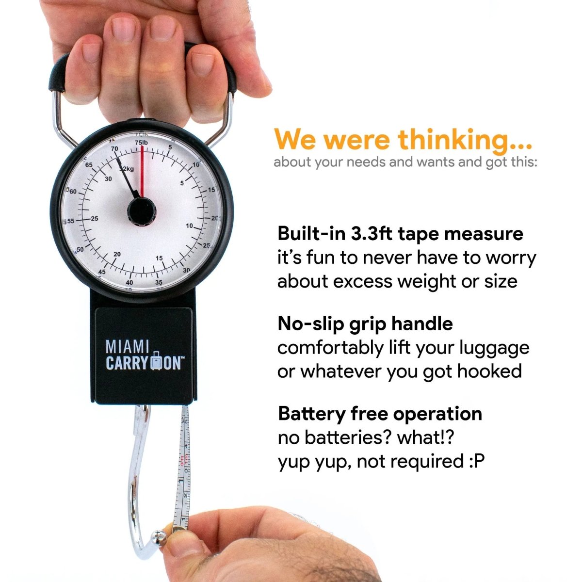 Retro Mechanical Luggage Scale for travel size essentials