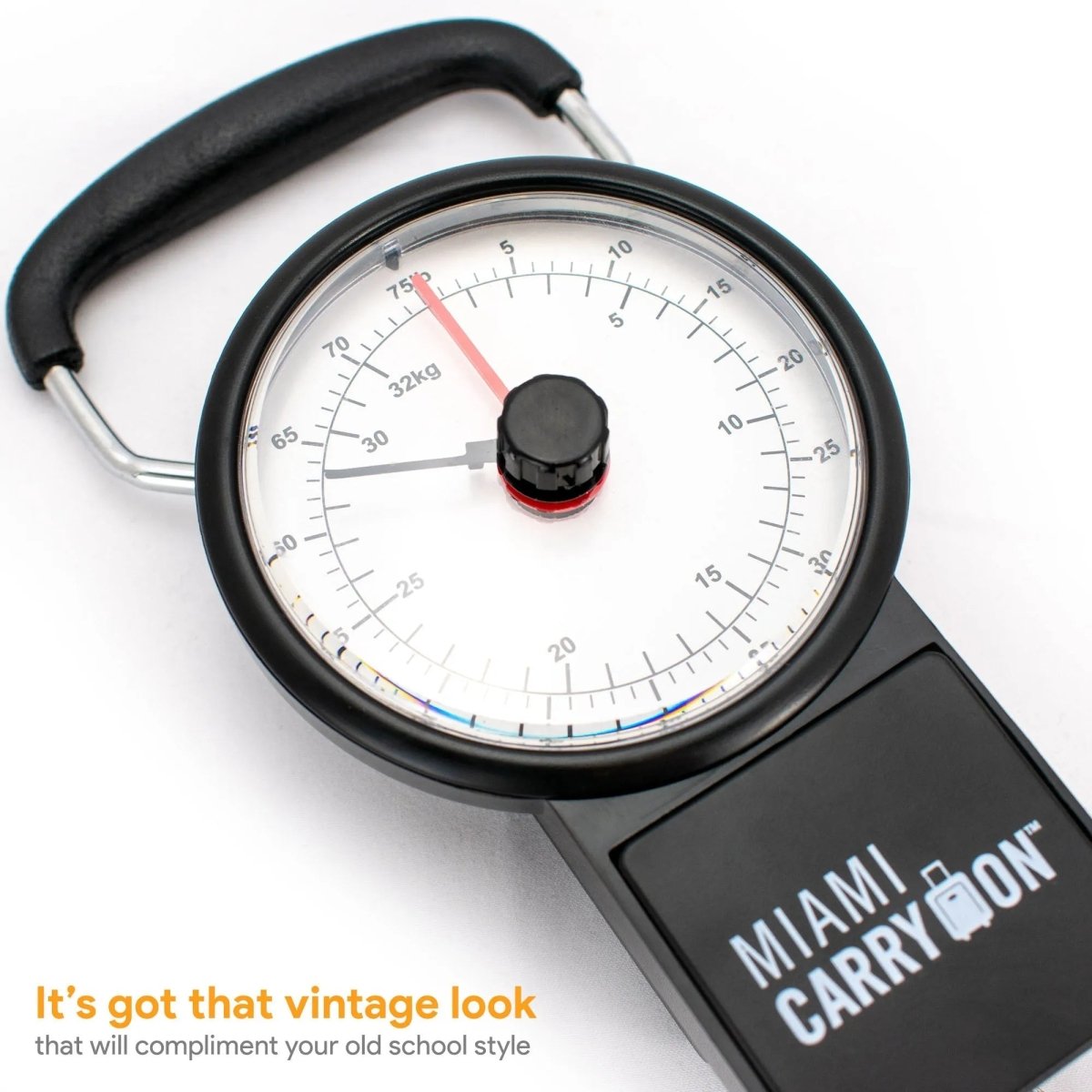 Retro Mechanical Luggage Scale for travel size essentials