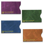 RFID Blocking Credit Card and Passport Sleeves (20 Pack) in various colors
