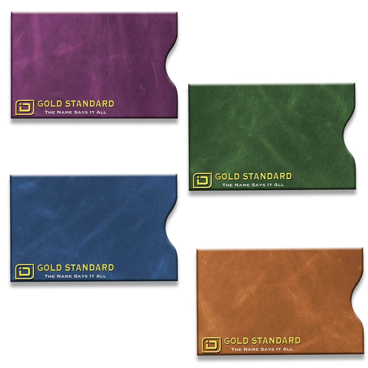 RFID Blocking Credit Card and Passport Sleeves (20 Pack) in various colors