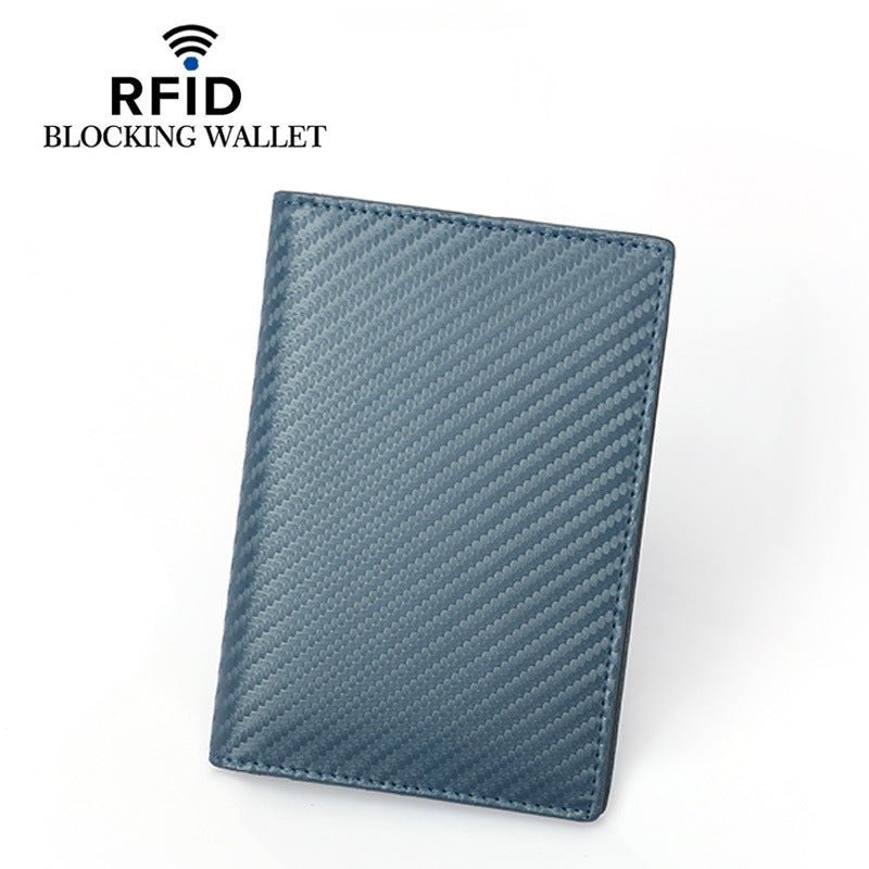RFID Shielded Passport Wallet – Waterproof PU Travel Organizer - 3oz Essentials