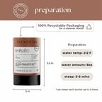 Rooibos Chai Mini Tea Tube – Spiced Herbal Comfort Blend (5 Sachets) preparation instructions