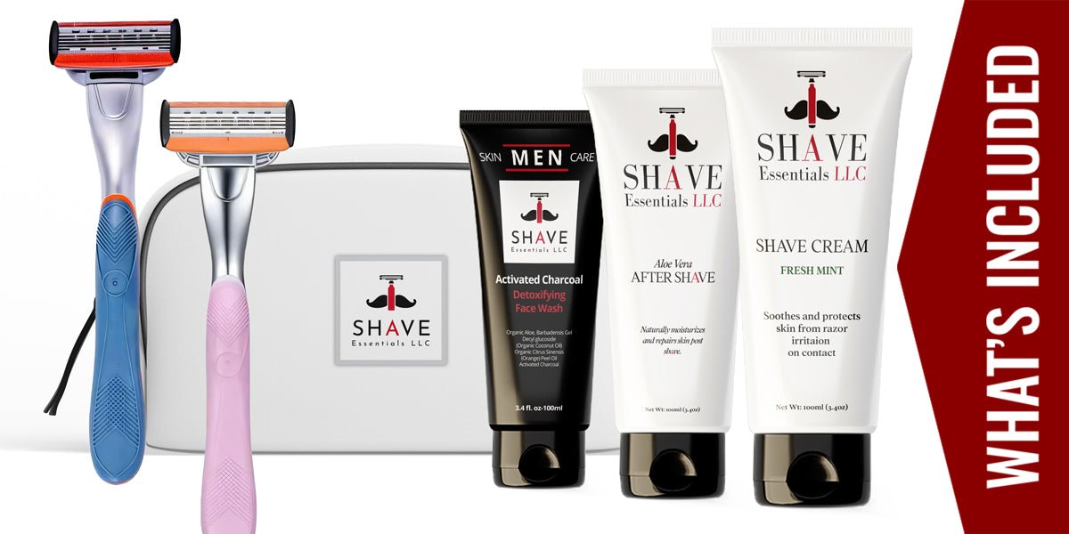 Shave Essentials: The Travel Shave Kit - 3ozs