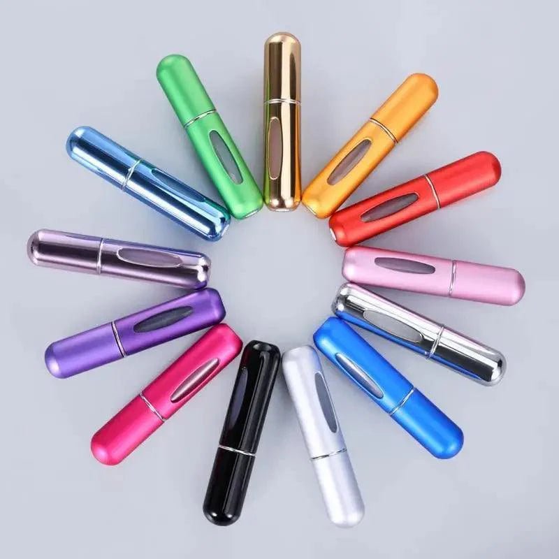 Sleek Aluminum Refillable Travel Perfume Atomizer (5ml) - 3ozs