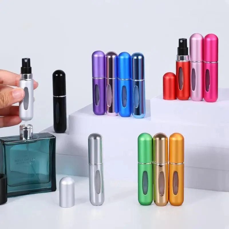 Sleek Aluminum Refillable Travel Perfume Atomizer (5ml) - 3ozs