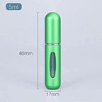 Sleek Aluminum Refillable Travel Perfume Atomizer (5ml) - 3ozs