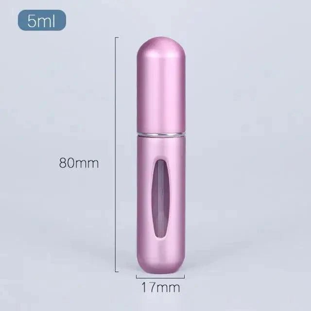 Sleek Aluminum Refillable Travel Perfume Atomizer (5ml) - 3ozs