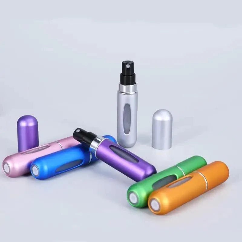 Sleek Aluminum Refillable Travel Perfume Atomizer (5ml) - 3ozs