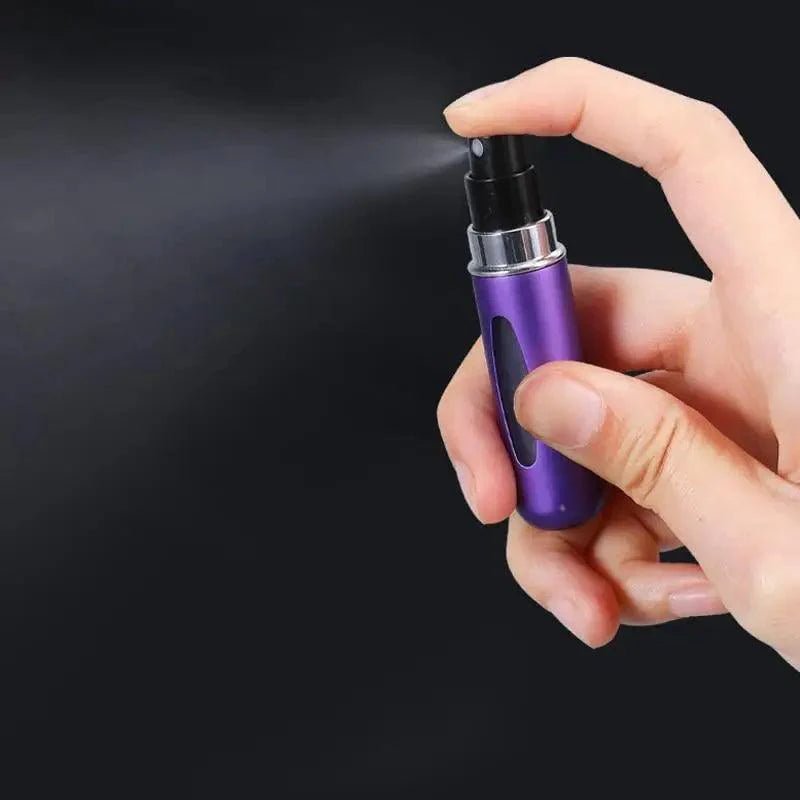Sleek Aluminum Refillable Travel Perfume Atomizer (5ml) - 3ozs