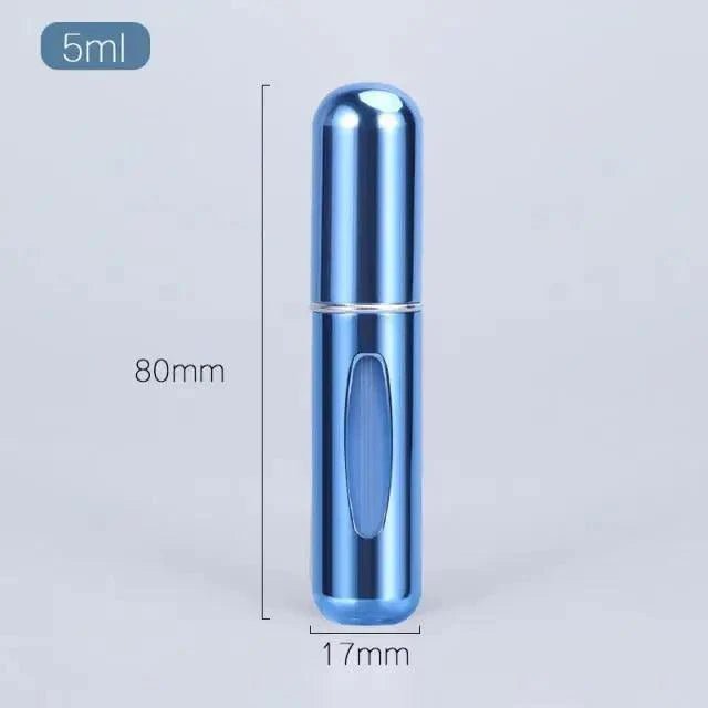 Sleek Aluminum Refillable Travel Perfume Atomizer (5ml) - 3ozs