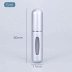 Sleek Aluminum Refillable Travel Perfume Atomizer (5ml) - 3ozs