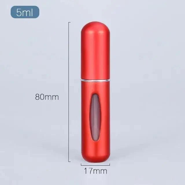 Sleek Aluminum Refillable Travel Perfume Atomizer (5ml) - 3ozs