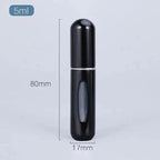 Sleek Aluminum Refillable Travel Perfume Atomizer (5ml) - 3ozs