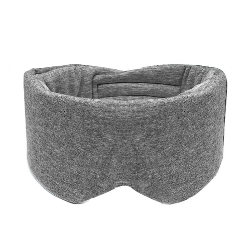 Gray sleep mask on a white background