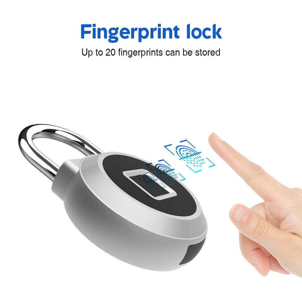 Smart Fingerprint & Bluetooth Padlock with fingerprint storage