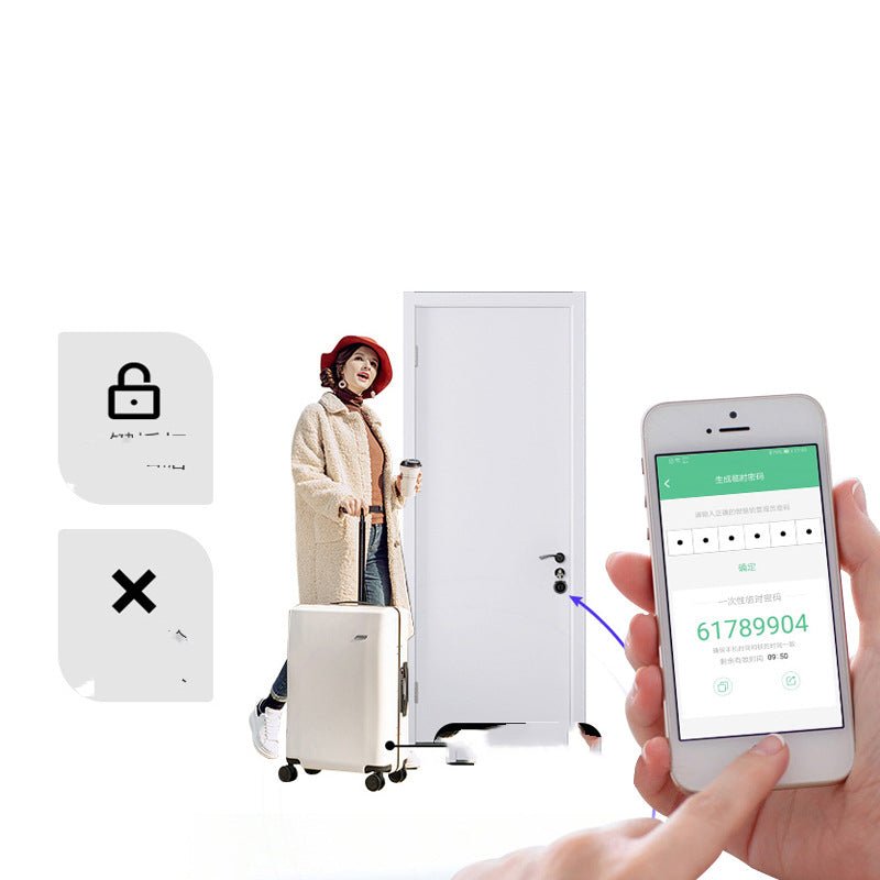 Smart Fingerprint & Bluetooth Padlock with travel essentials