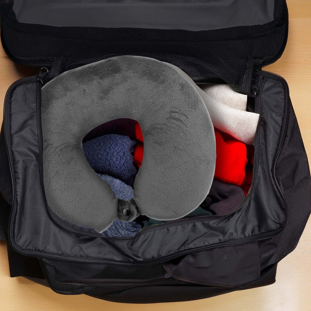 Smart Tech & Comfort Travel Bundle: Electric Luggage, Tracker & Pillow - 3ozs