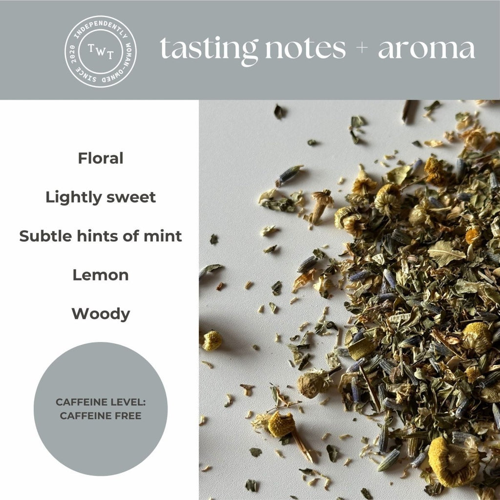 Spa Bliss Mini Tea Tube – Calming Herbal Blend (5 Sachets)