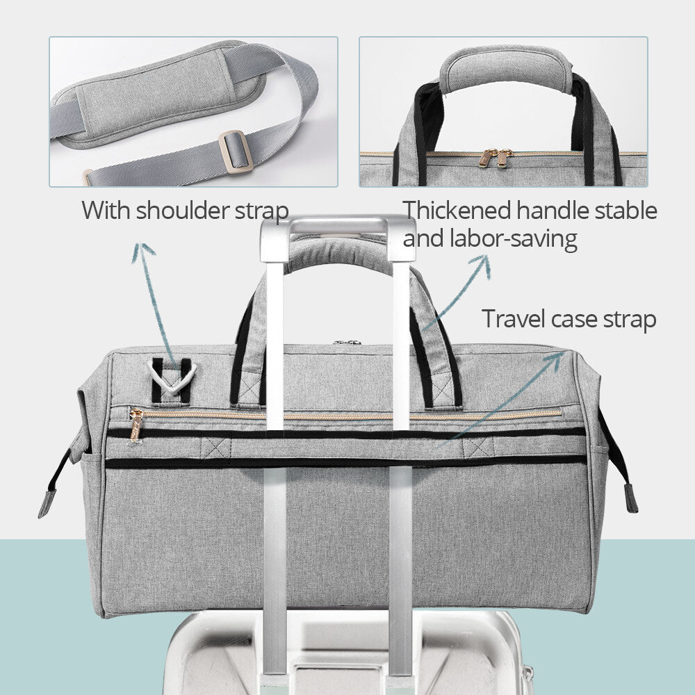 Sunveno 3 - in - 1 Weekender Travel Carry - On Bag - 3ozs