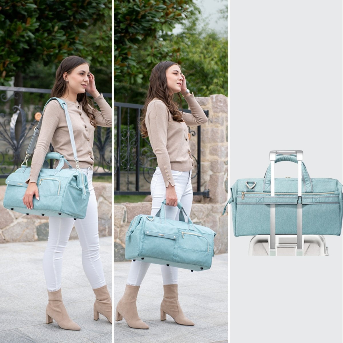 Sunveno 3 - in - 1 Weekender Travel Carry - On Bag - 3ozs