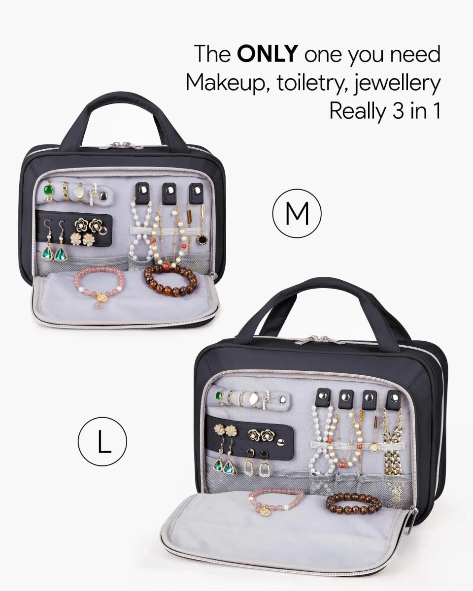 The 3 - in - 1 Family Hanging Toiletry Bag - 3ozs