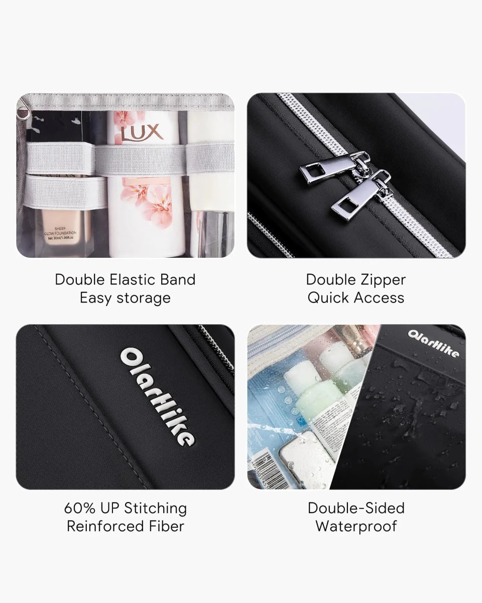 The 3 - in - 1 Family Hanging Toiletry Bag - 3ozs