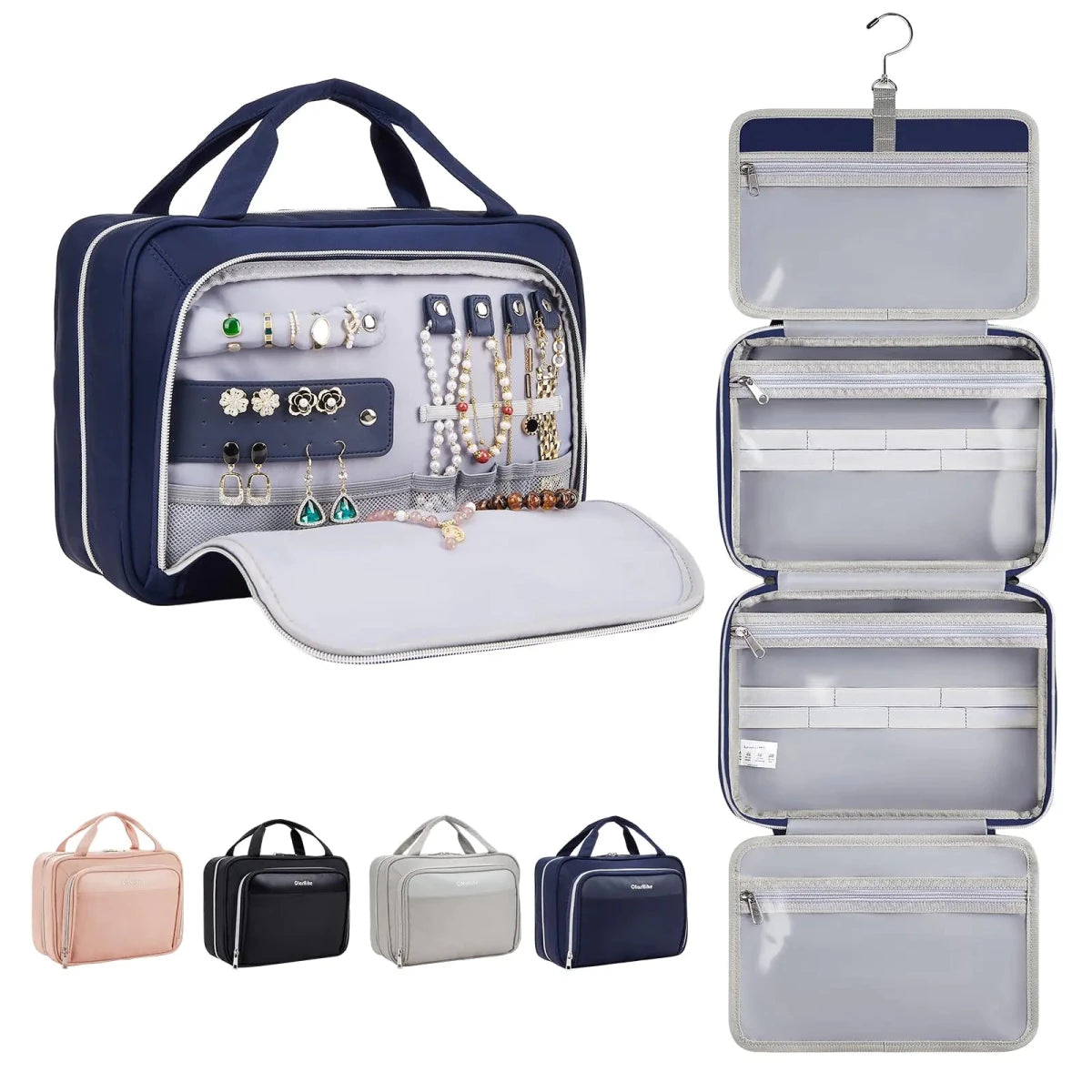 The 3 - in - 1 Family Hanging Toiletry Bag - 3ozs