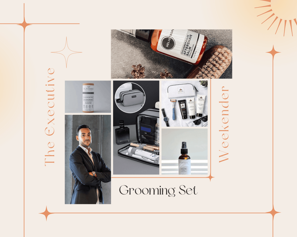 The Executive Weekender Grooming Set - 3ozs