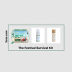 The Festival Survival Kit with travel size essentials and toiletries