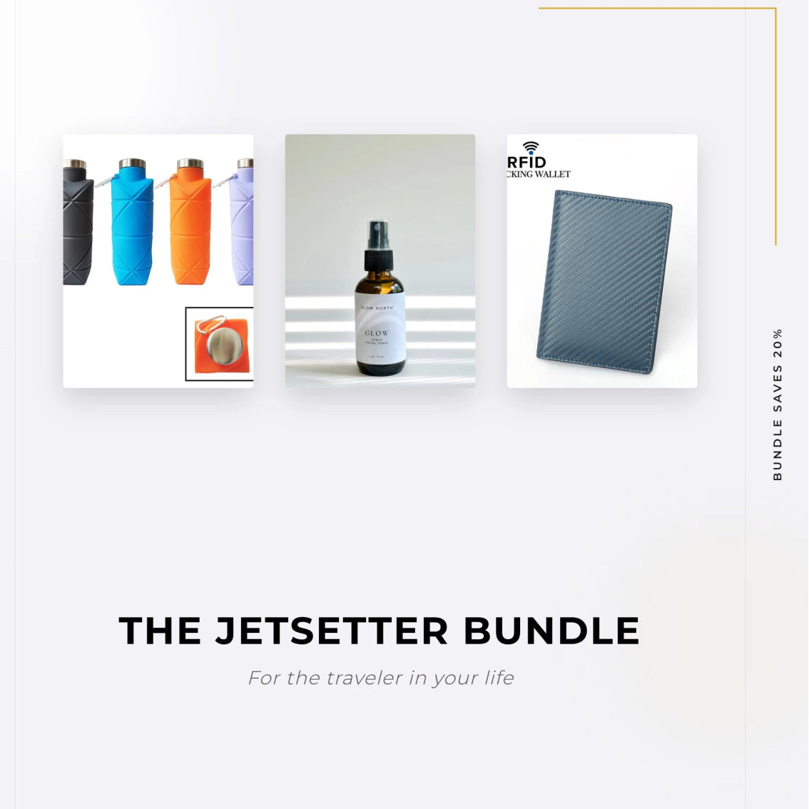 ✈️ The Jetsetter - travel size essentials for on-the-go.