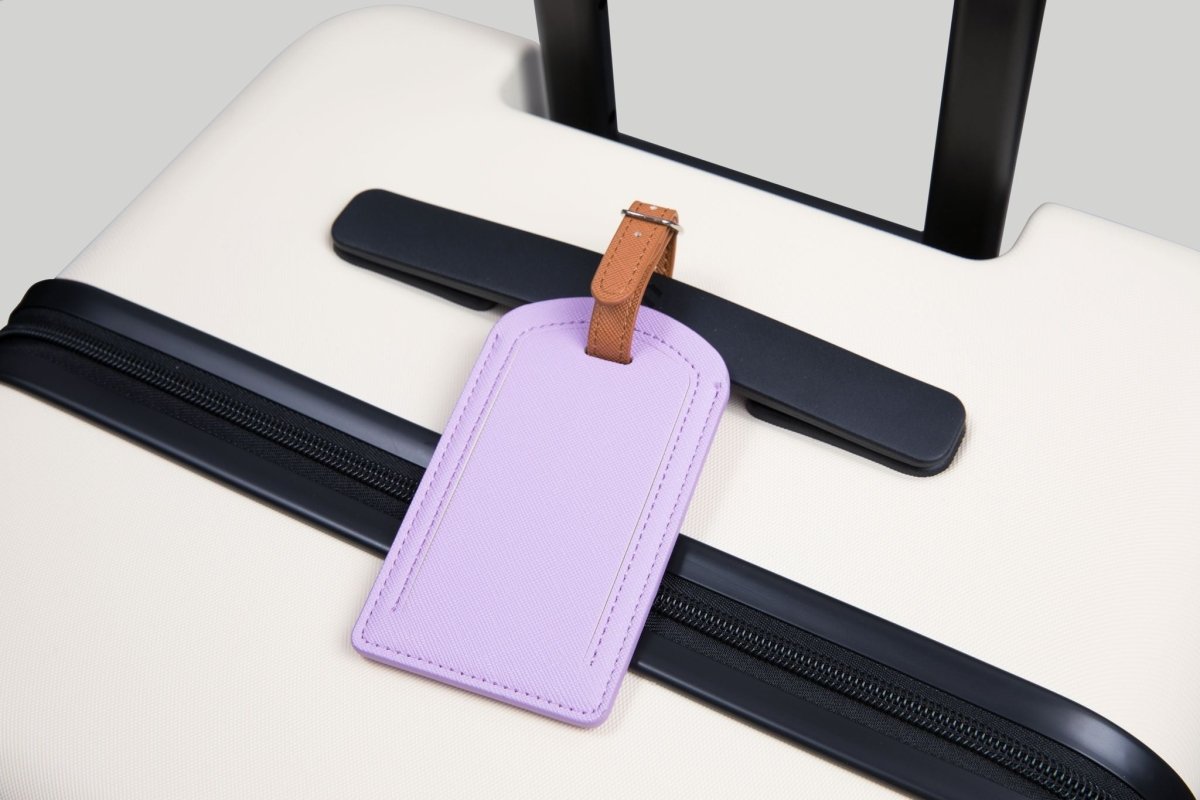 The Luggage Tag on suitcase for easy travel identification