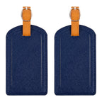 The Luggage Tag - Durable two-tone travel tag for bags