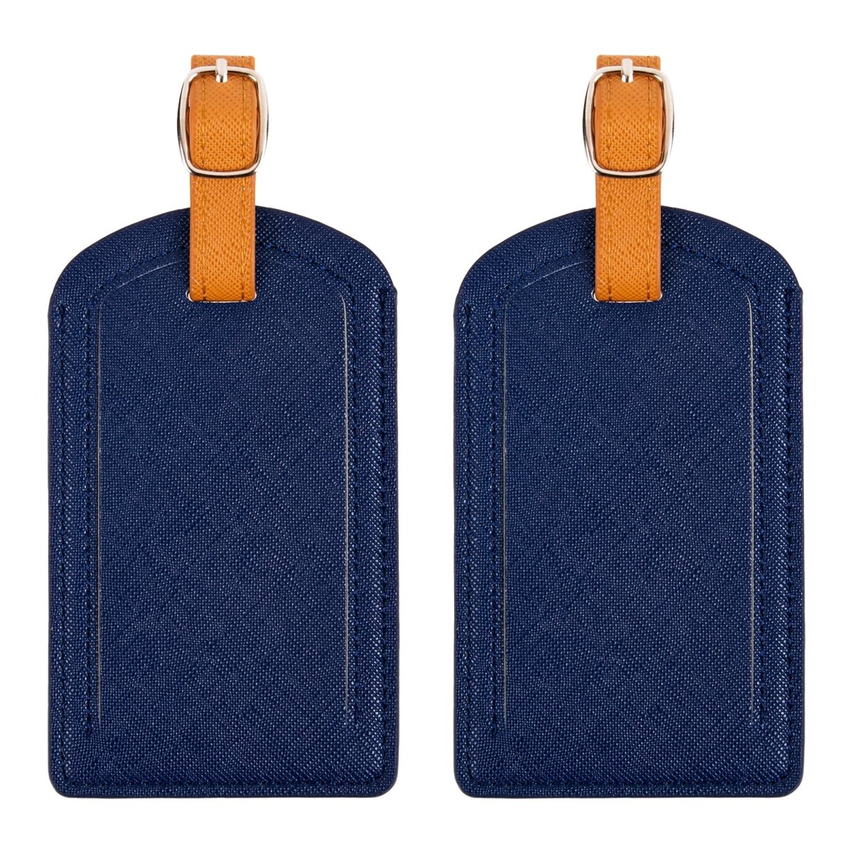 The Luggage Tag - Durable two-tone travel tag for bags